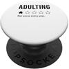 Funny Sarcastic Humor Introverts Gifts Adulti Una stella peggiora ogni anno non lo consiglierebbe PopSockets PopGrip Adesivo