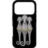 Cool 3 Hip Hop Trio Street Gold Chain Fu Custodia per iPhone 17 Pro Cavalluccio marino Rap Old School Retro Streetwear 80s 90s Tre
