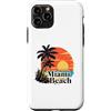 Miami Beach Florida Surfing Surf Ocean V Custodia per iPhone 11 Pro Miami Spiaggia