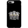 Cool 3 Hip Hop Trio Street Gold Chain Fu Custodia per iPhone 7 Plus/8 Plus Elefante Rap Old School Retro Streetwear 80s 90s Tre