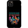400 - 500 Adult Chicken Costume Funny Ap Custodia per iPhone 11 Pro Max Gioco di pollo Non guardare il pollo divertente scherzo costume