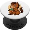 Cute Kawaii Horse Drinks Boba Bubble Tea Carino Cavallo Kawaii Anime Bere Bubble Tea Ragazza Bambini PopSockets PopGrip Adesivo