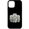Cool 3 Hip Hop Trio Street Gold Chain Fu Custodia per iPhone 12 mini Gatto persiano Rap Old School Retro Streetwear 80s 90s Tre