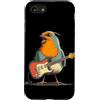 Rocking Robin Bird Outfit Custodia per iPhone SE (2020) / 7/8 Costume da pettirosso canto con chitarra elettrica e piuma