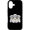 Cool 3 Hip Hop Trio Street Gold Chain Fu Custodia per iPhone 17 Shih Tzu Dog Rap Old School Retro Streetwear anni '80 '90 Tre