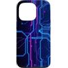 AI Hardware Microchip Tech Custodia per iPhone 13 Pro Computer Circuit Board Tech Grafico Nerd Geek