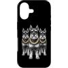 Cool 3 Hip Hop Trio Street Gold Chain Fu Custodia per iPhone 17 Miniatura Schnauzer Rap Old School Retro Streetwear 80s 90s