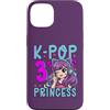 Girls Birthday Korean Kids K Pop Fan K-P Custodia per iPhone 13 K-Pop Principessa Età 3 Anni Compleanno Bambino