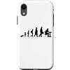 Costumi da scacchista divertenti Custodia per iPhone XR Evoluzione del giocatore scacchi Giochi da tavolo per
