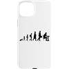 Costumi da scacchista divertenti Custodia per iPhone 15 Plus Evoluzione del giocatore scacchi Giochi da tavolo per