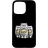 Cool 3 Hip Hop Trio Street Gold Chain Fu Custodia per iPhone 15 Pro Max Gatto persiano Rap Old School Retro Streetwear 80s 90s Tre