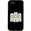 Cool 3 Hip Hop Trio Street Gold Chain Fu Custodia per iPhone SE (2020) / 7/8 Samoiedo Cane Rap Old School Retro Streetwear 80s 90s Tre