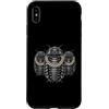 Cool 3 Hip Hop Trio Street Gold Chain Fu Custodia per iPhone XS Max Isopod Rap Old School Retro Streetwear anni '80 '90 Tre
