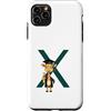 Timowo Studio Custodia per iPhone 11 Pro Max Giraffa Diploma Lettera X Alfabeto Animale