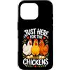 Jimbeels Custodia per iPhone 16 Pro Qui Per Le Galline