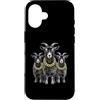Cool 3 Hip Hop Trio Street Gold Chain Fu Custodia per iPhone 16 Goat Rap Old School Retro Streetwear anni '80 '90 Tre