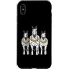 Cool 3 Hip Hop Trio Street Gold Chain Fu Custodia per iPhone XS Max Appaloosa Horse Rap Old School Retro Streetwear anni '80 e '90
