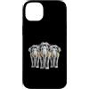 Cool 3 Hip Hop Trio Street Gold Chain Fu Custodia per iPhone 14 Plus Elefante Rap Old School Retro Streetwear 80s 90s Tre