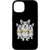Cool 3 Hip Hop Trio Street Gold Chain Fu Custodia per iPhone 13 Corgi Dog Rap Old School Retro Streetwear anni '80 '90 Tre
