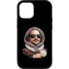 Vintage Retro Knitting Cute Lover Women Custodia per iPhone 12/12 Pro Shakespeare Bard Letteratura Inglese Granny Square Crochet