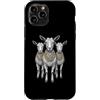 Cool 3 Hip Hop Trio Street Gold Chain Fu Custodia per iPhone 11 Pro Goat Rap Old School Retro Streetwear anni '80 '90 Tre