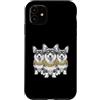 Cool 3 Hip Hop Trio Street Gold Chain Fu Custodia per iPhone 11 Corgi Dog Rap Old School Retro Streetwear anni '80 '90 Tre