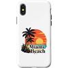 Miami Beach Florida Surfing Surf Ocean V Custodia per iPhone X/XS Miami Spiaggia