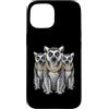 Cool 3 Hip Hop Trio Street Gold Chain Fu Custodia per iPhone 15 Lemur Anello Coda Rap Old School Retro Streetwear 80s 90s