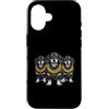 Cool 3 Hip Hop Trio Street Gold Chain Fu Custodia per iPhone 16 Bassotto Doxie Rap Old School Retro Streetwear 80s 90s