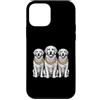 Cool 3 Hip Hop Trio Street Gold Chain Fu Custodia per iPhone 12 mini Golden Retriever Rap Old School Retro Streetwear anni '80 e '90