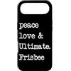 Peace Love and Ultimate Frisbee Player Custodia per iPhone Air Pace Love & Ultimate Frisbee | Flying Disk Golf