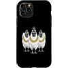 Cool 3 Hip Hop Trio Street Gold Chain Fu Custodia per iPhone 11 Pro Pollo, gallina, gallo, rap, vecchia scuola, retrò, streetwear anni '80 e '90