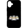 Cool 3 Hip Hop Trio Street Gold Chain Fu Custodia per iPhone 16 Plus Rana Rospo Anfibio Rap Old School Retro Streetwear 80s 90s