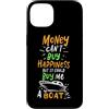Funny Boating Yacht Captain Sailor Custodia per iPhone 13 Il denaro non può comprare la felicità ma potrebbe comprarmi una barca