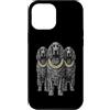 Cool 3 Hip Hop Trio Street Gold Chain Fu Custodia per iPhone 12 Pro Max Irish Setter Dog Rap Old School Retro Streetwear anni '80 '90