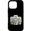 Cool 3 Hip Hop Trio Street Gold Chain Fu Custodia per iPhone 16 Pro Gatto persiano Rap Old School Retro Streetwear 80s 90s Tre