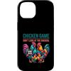 400 - 500 Adult Chicken Costume Funny Ap Custodia per iPhone 14 Gioco di pollo Non guardare il pollo divertente scherzo costume