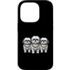 Cool 3 Hip Hop Trio Street Gold Chain Fu Custodia per iPhone 14 Pro Shih Tzu Dog Rap Old School Retro Streetwear anni '80 '90 Tre