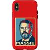 Massie 2028 Election Poster Vote Apparel Custodia per iPhone X/XS Massie 2028 Election Poster Thomas Massie For President Vote
