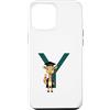 Timowo Studio Custodia per iPhone 12 Pro Max Giraffa Diploma Lettera Y Alfabeto Animale