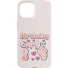 Girls Birthday Korean Kids K Pop Fan K-P Custodia per iPhone 15 Compleanno Ragazza 3 Anni Età 3 Coreano Pop Love K-Pop