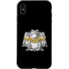 Cool 3 Hip Hop Trio Street Gold Chain Fu Custodia per iPhone XS Max Rana Rospo Anfibio Rap Old School Retro Streetwear 80s 90s