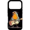 Rocking Robin Bird Outfit Custodia per iPhone 17 Pro Costume da pettirosso canto con chitarra elettrica e piuma