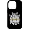 Cool 3 Hip Hop Trio Street Gold Chain Fu Custodia per iPhone 14 Pro Corgi Dog Rap Old School Retro Streetwear anni '80 '90 Tre