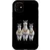 Cool 3 Hip Hop Trio Street Gold Chain Fu Custodia per iPhone 11 Lama Alpaca Rap Old School Retro Streetwear 80s 90s Three