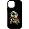 Vintage Retro Knitting Cute Lover Women Custodia per iPhone 12 mini Sea Turtle Ocean Granny Square Crochet Yarn Crochet Lover