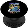 Jamaica Cruise Vacation Family Co Crociera Insieme Giamaica 2027 Nave Dolphin Vacanza PopSockets PopGrip Adesivo
