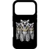 Cool 3 Hip Hop Trio Street Gold Chain Fu Custodia per iPhone 17 Pro Lemur Anello Coda Rap Old School Retro Streetwear 80s 90s