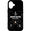 Vita Da Barista Casa Espresso Caffe Filt Custodia per iPhone 16 Brew Ratio Matters routine caffè pour over casa
