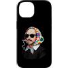Vintage Retro Knitting Cute Lover Women Custodia per iPhone 14 Shakespeare Bard Letteratura Inglese Granny Square Crochet